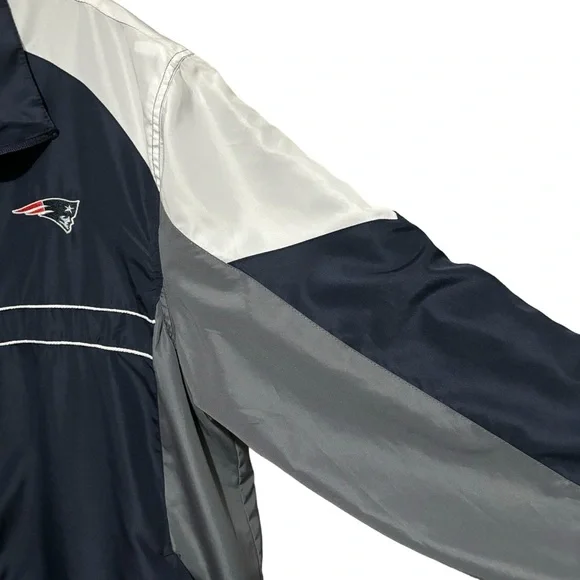 Vintage New England Patriots Dunbrooke Windbreaker Jacket XL SI Logo NFL Sports - Picture 2 of 15